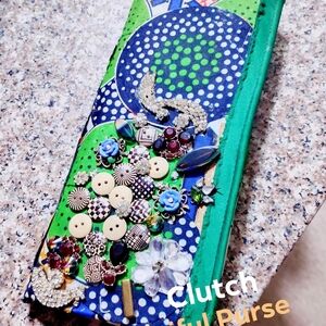 Colorful Beaded Clutch